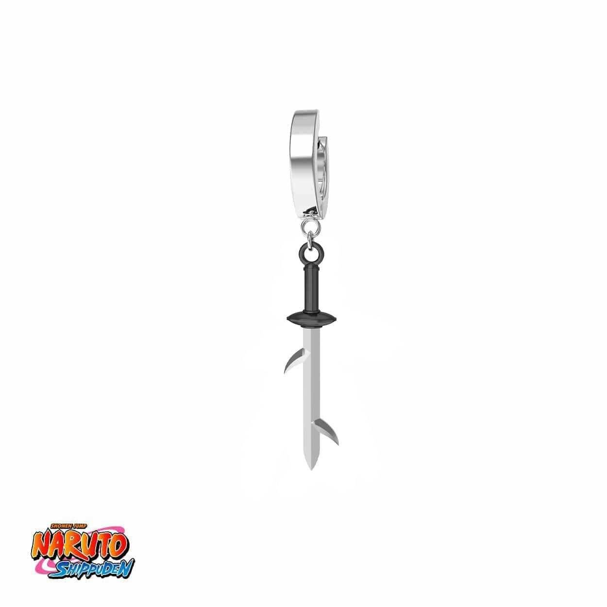 Naruto™ Fang Sword Earring - Chrome / Single