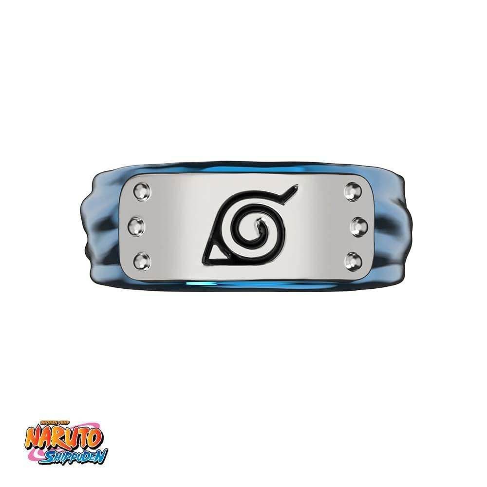 Naruto™ Hidden Leaf Village Headband Ring - Black / 7
