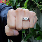Naruto™ Jiraiya Headband Ring - 7 / Chrome