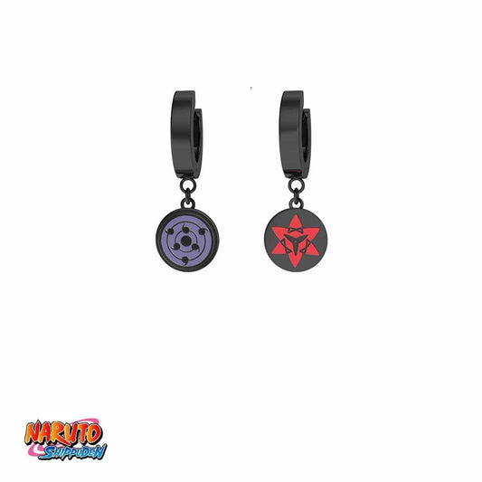 Naruto™ Most Powerful Eyes Earrings - Black