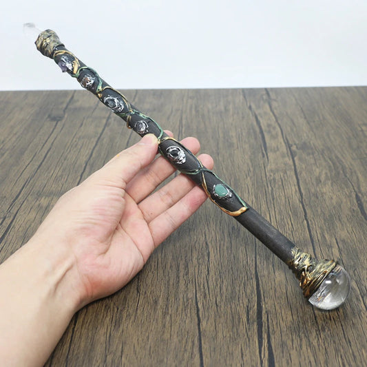 Natural Crystal Pagan Wizard Magic Witch Wands Raw Stones Quartz Power Mineral Witchcraft Wicca Altar Pendulum Home Decoration