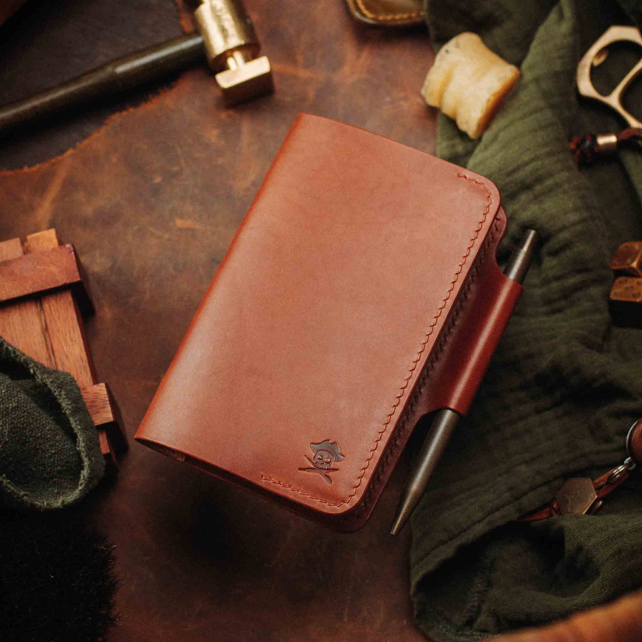 Pirate Goods Navigator - Leather Field Notes Cover