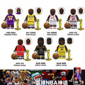 NBA set of 7 Basketball Lego Minifigures Custom Toys Sports Icons