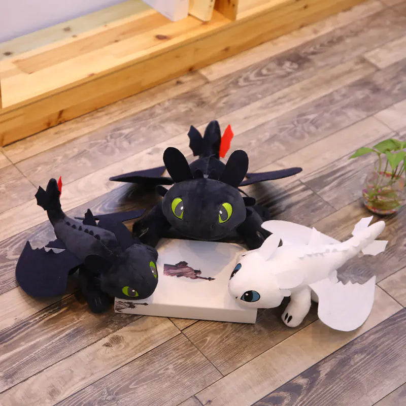 How to Train Your Dragon Toothless and Light Fury Plush