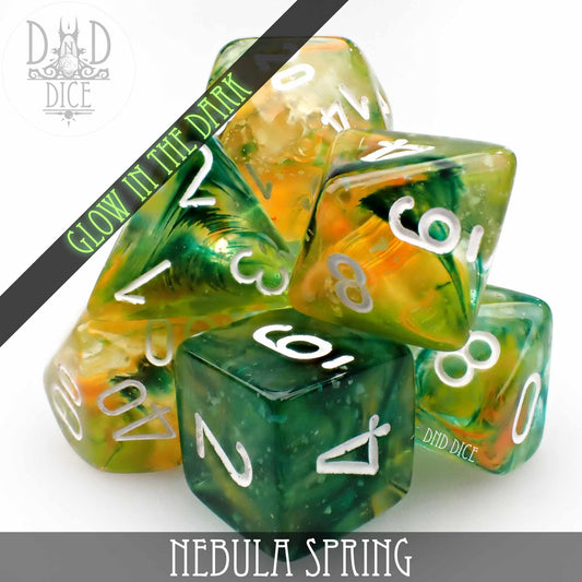 Nebula Spring Dice Set (Glow)