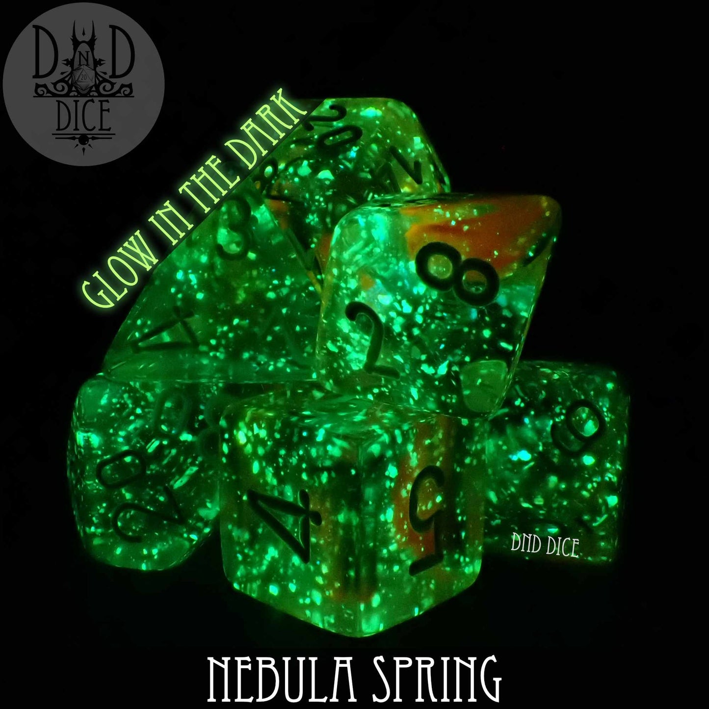 Nebula Spring Dice Set (Glow)