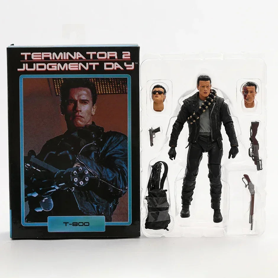 NECA T-1000 Motorcycle Cop Terminator 2 Judgement Day Action Figure Excellent Model Toy Gift Collectibles