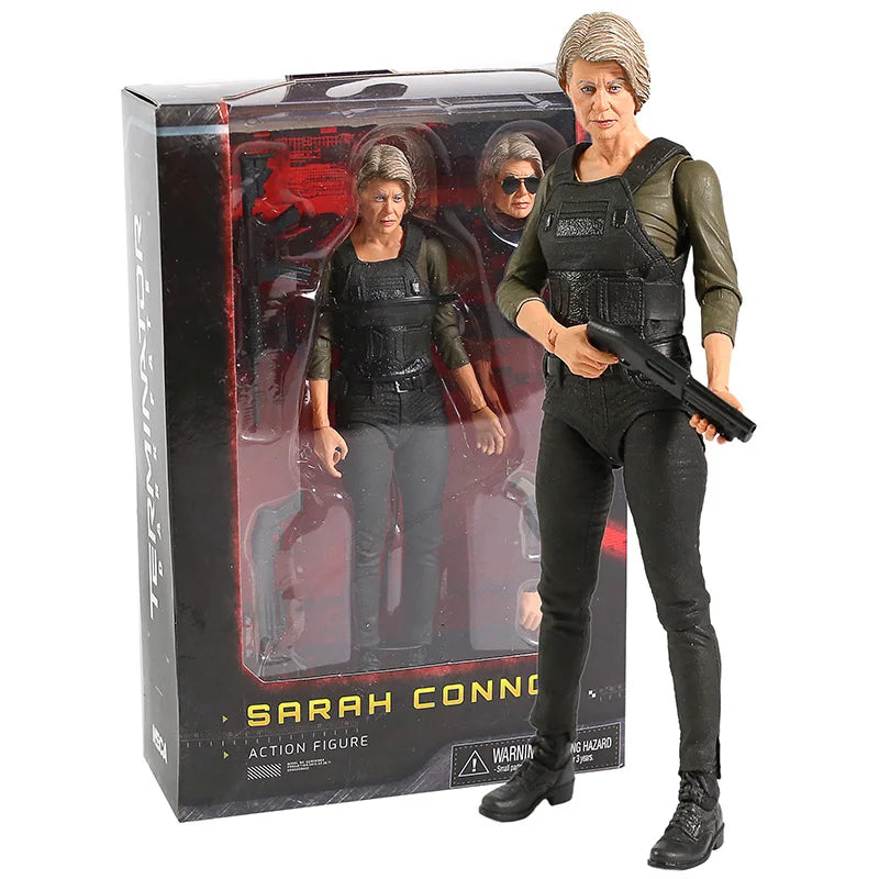 NECA Terminator 6 Dark Fate T-800 / Sarah Conner PVC Action Figure Collectible Model Toy