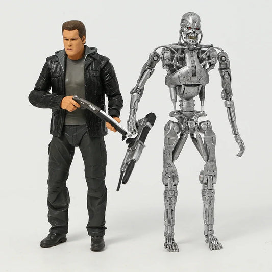 NECA Terminator Genisys T-800 Guardian Endoskeleton Action Figure Model Toy Gift For Collection