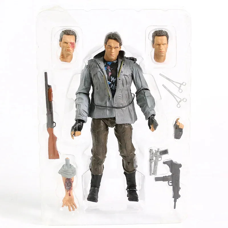 NECA Terminator T-800 T-1000 Collection Action Figure Movie Model Toy