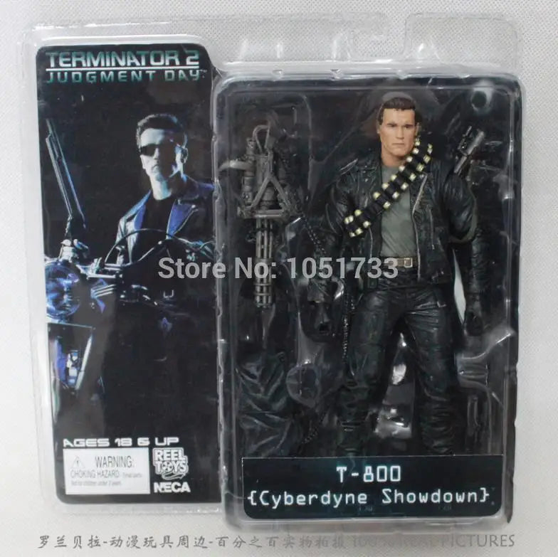 NECA The Terminator 2 Action Figure T-800 ENDOSKELETON Classic Figure Toy 7"18cm 7Styles