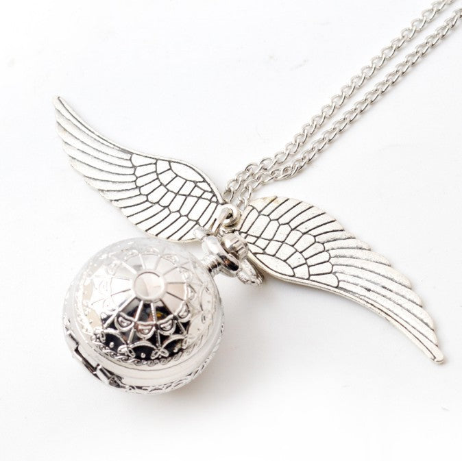 Necklace  Golden Watch Ball Potter Quartz Pocket Watch