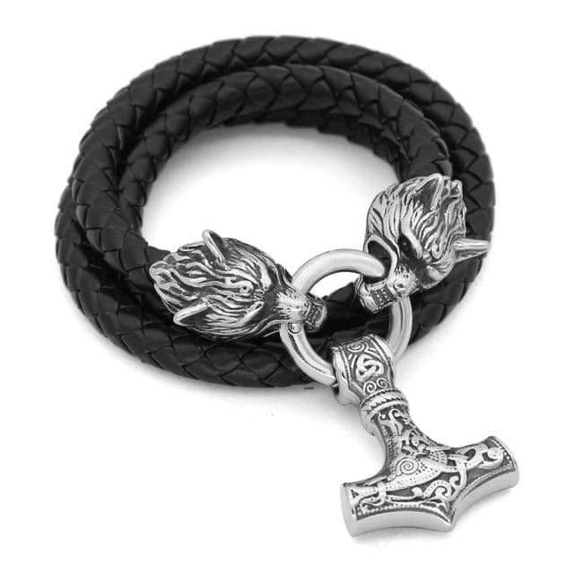 Viking Hammer Thor Mjölnir Necklace - 20in