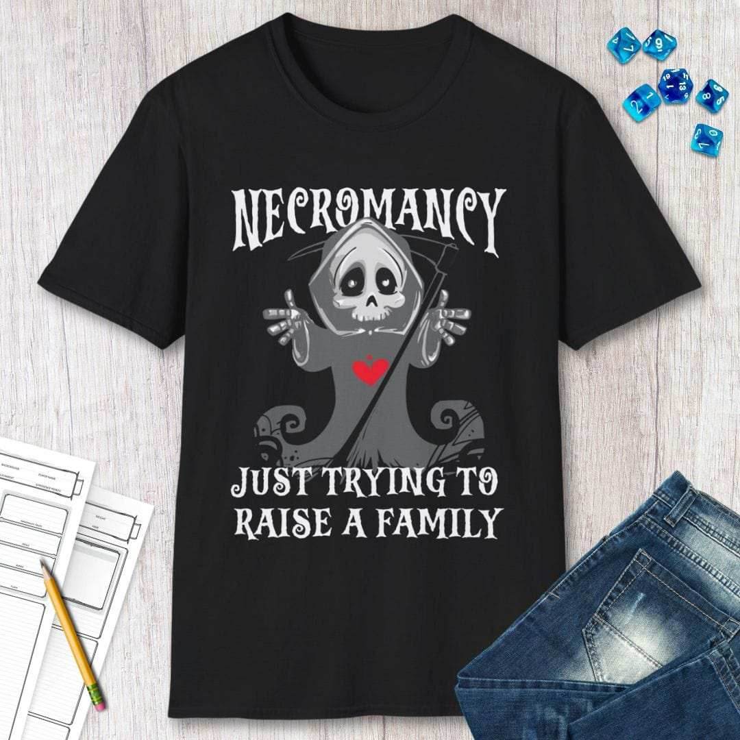 Necromancy Shirt - Trying To Raise A Family - Black / S