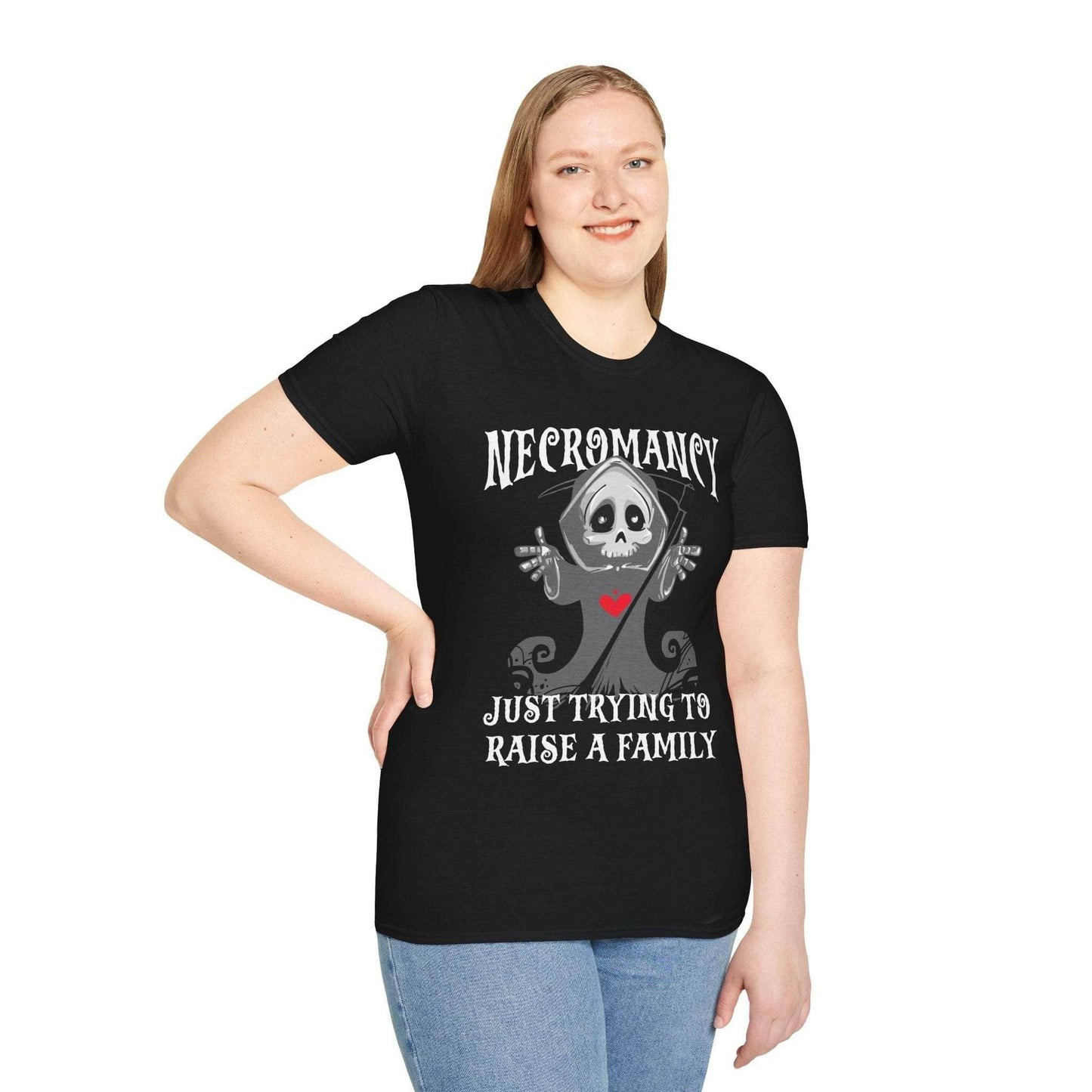 Necromancy Shirt - Trying To Raise A Family - Black / S