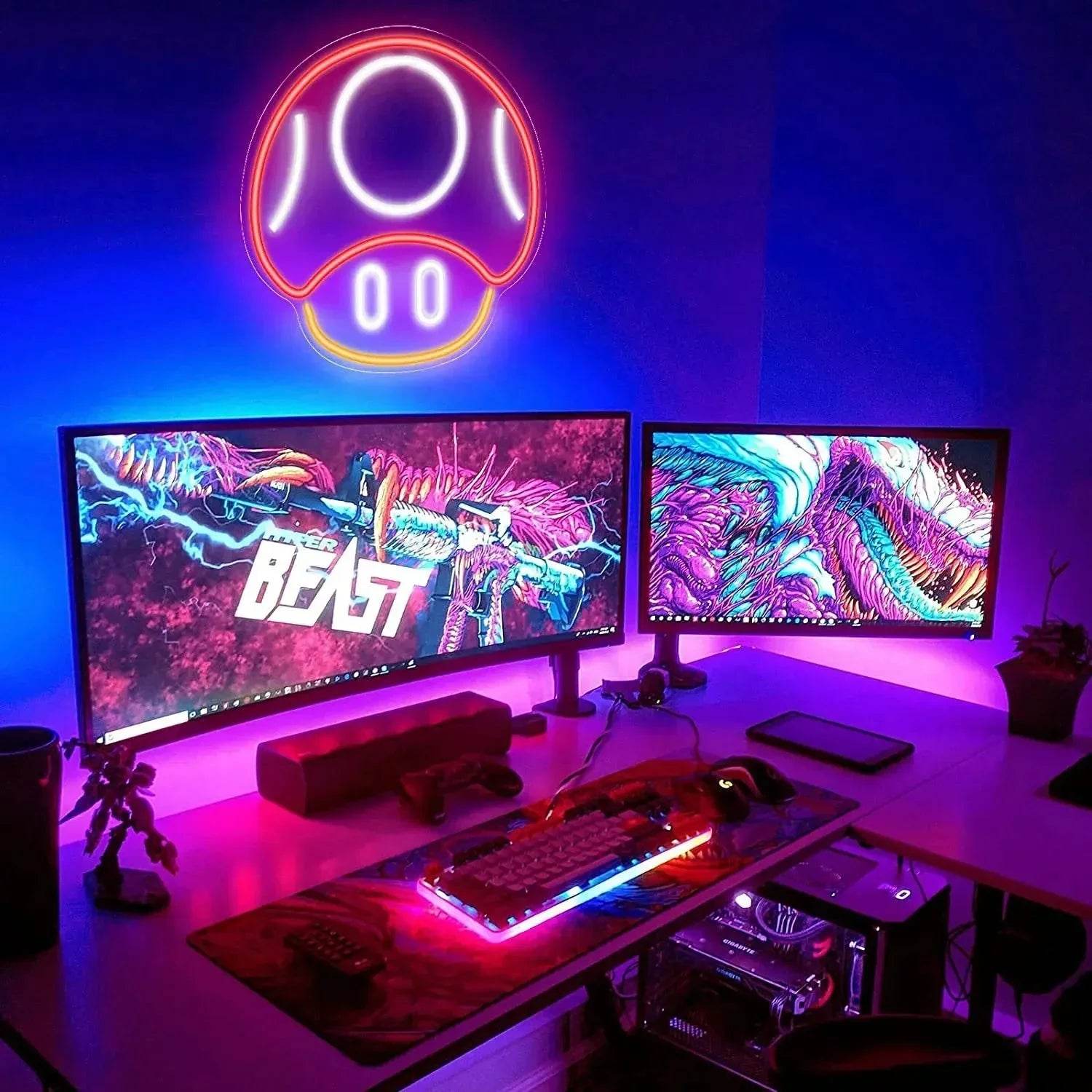 Neon light LED for Game Room - B 38X25cm