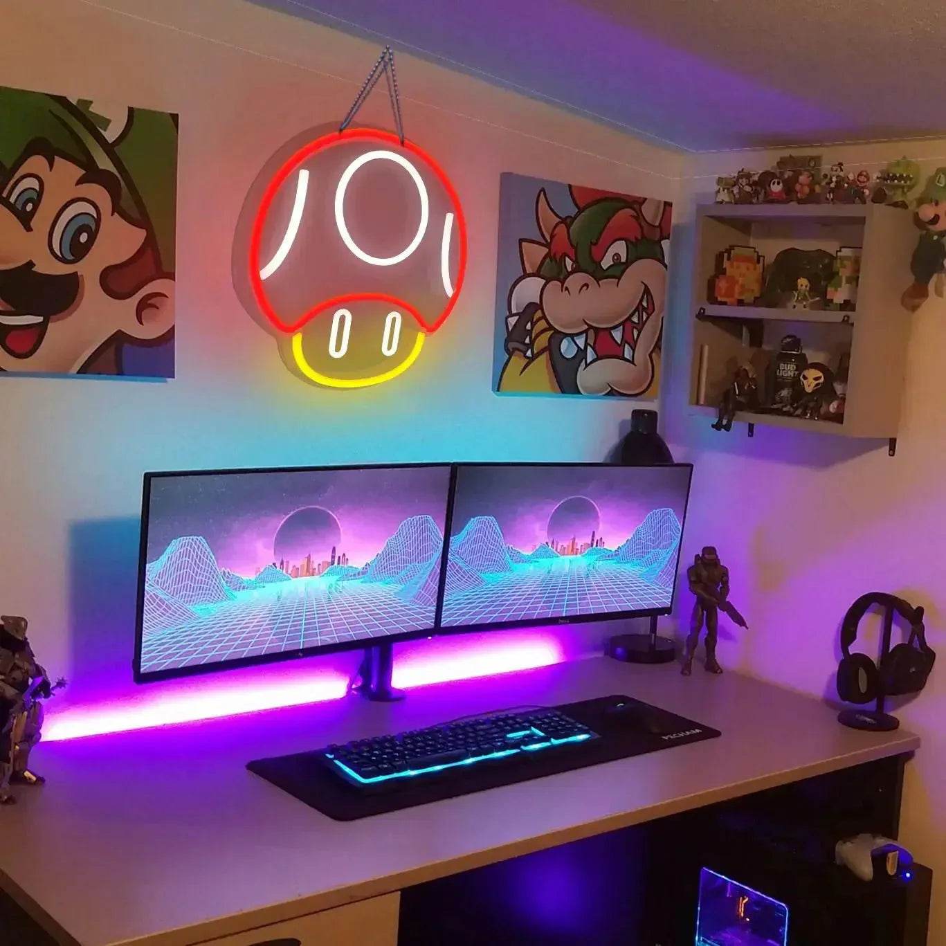 Neon light LED for Game Room - B 38X25cm