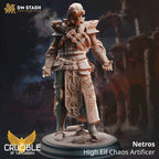 Netros, High Elf Chaos Artificer (Male Elf Artificer) - 32mm Scale