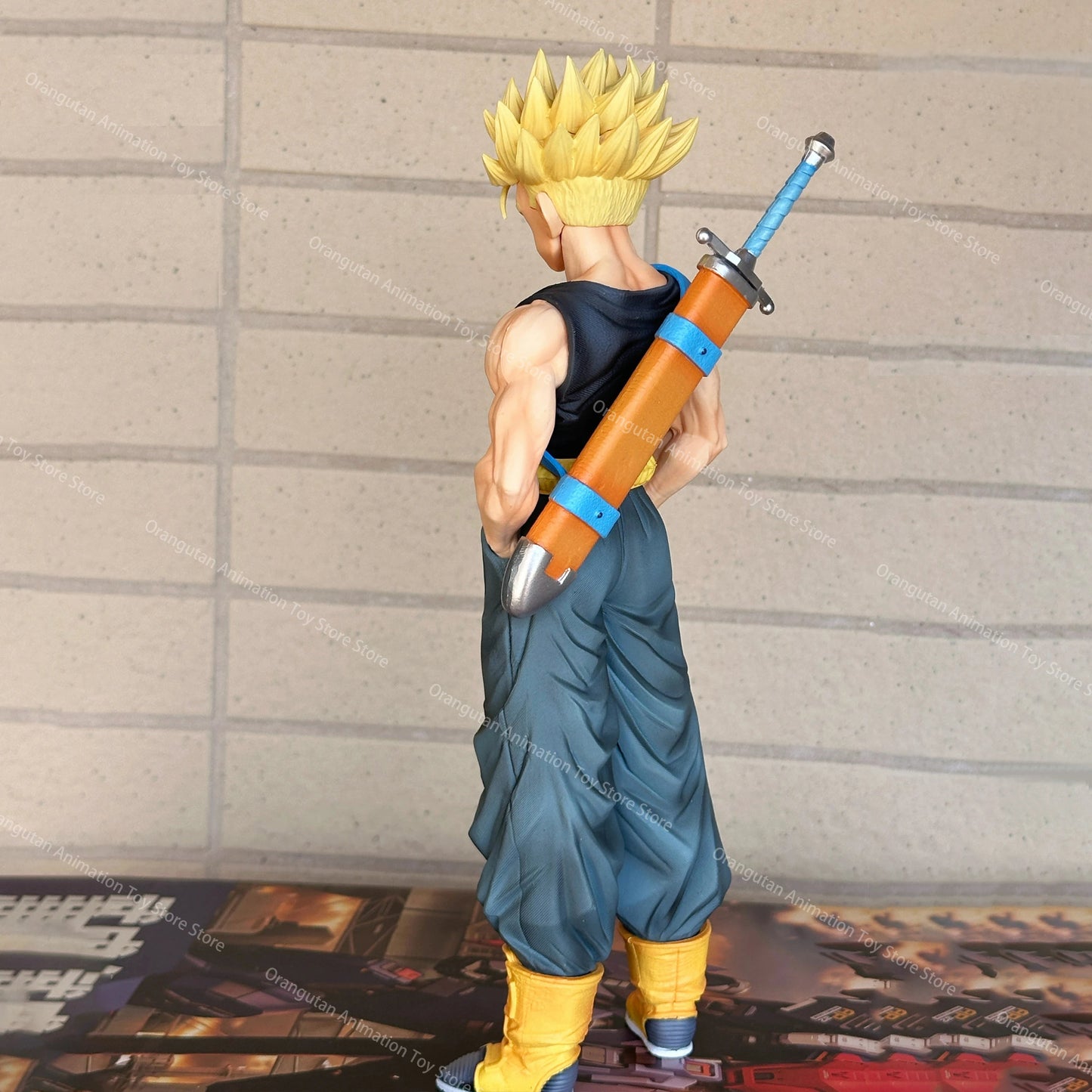 New 26CM Anime Dragon Ball Z Fighters  Trunks Figure Super Saiyan Future Trunks Figurine Action Figures Pvc Statue Statue