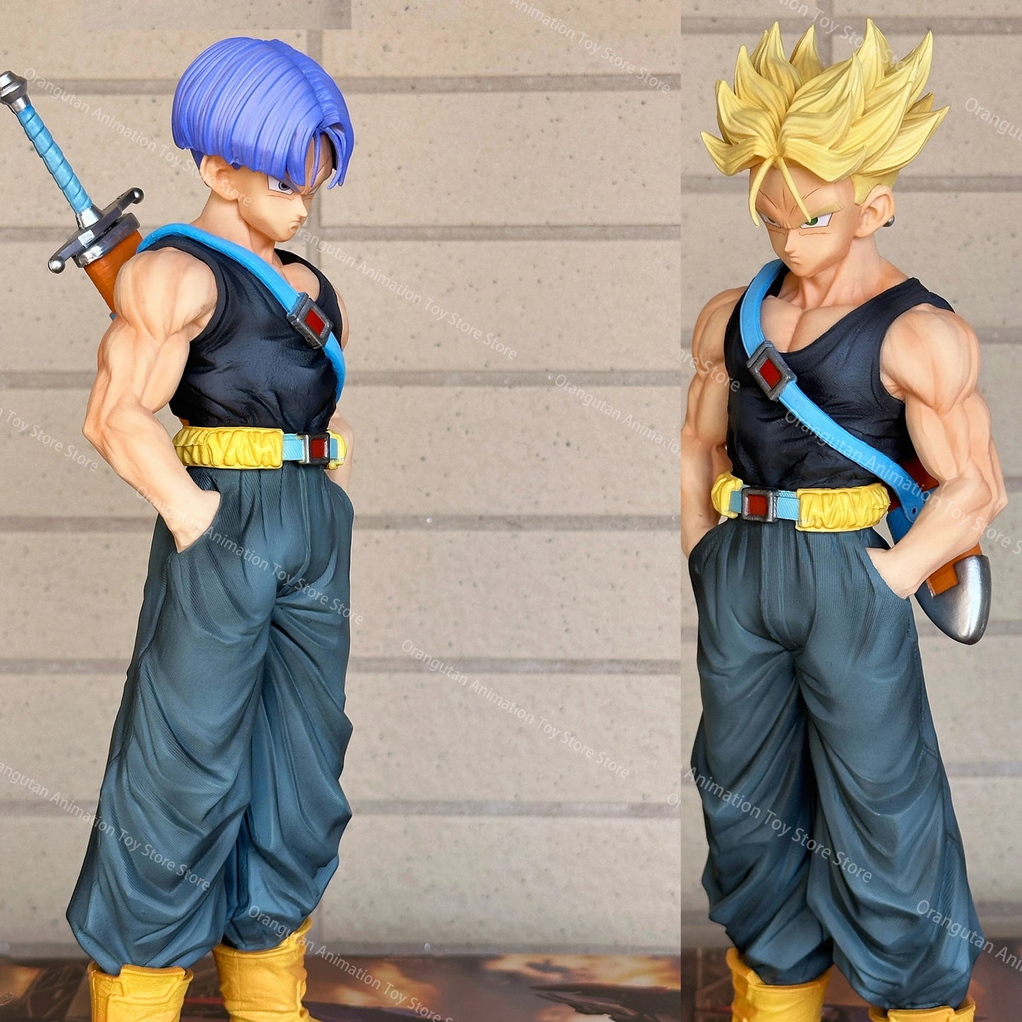 New 26CM Anime Dragon Ball Z Fighters  Trunks Figure Super Saiyan Future Trunks Figurine Action Figures Pvc Statue Statue