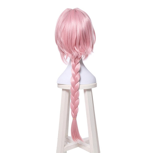 New Arrival Game Fate Apocryph Astolfo Cosplay Wigs Long Pink Heat Resistant Synthetic Hair Halloween Cosplay Wig