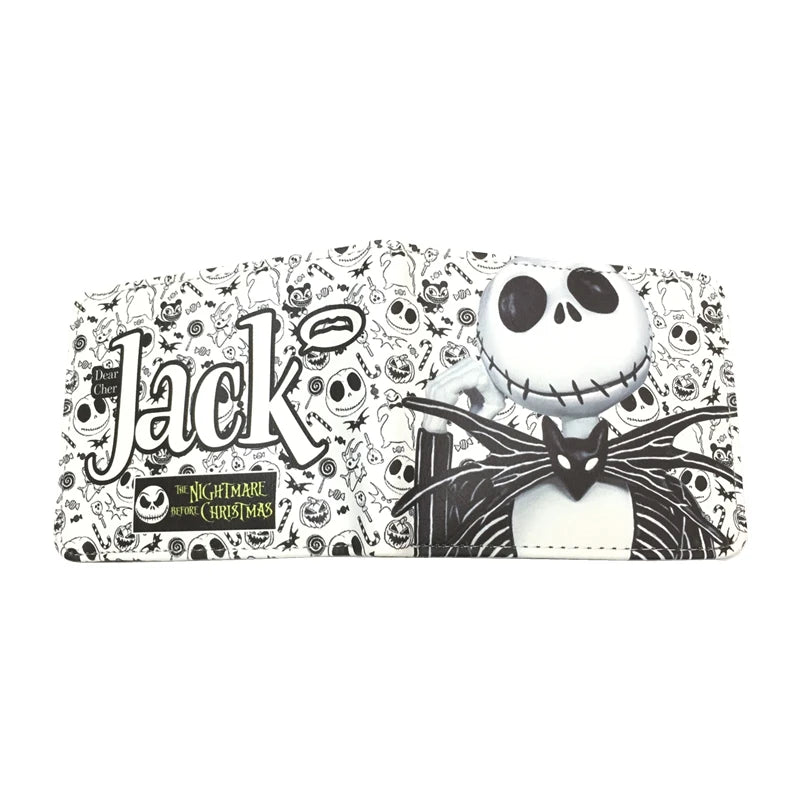 New Arrival The Nightmare Before Christmas PU Leather Wallet Credict Card Holder Purse with Coin Pocket