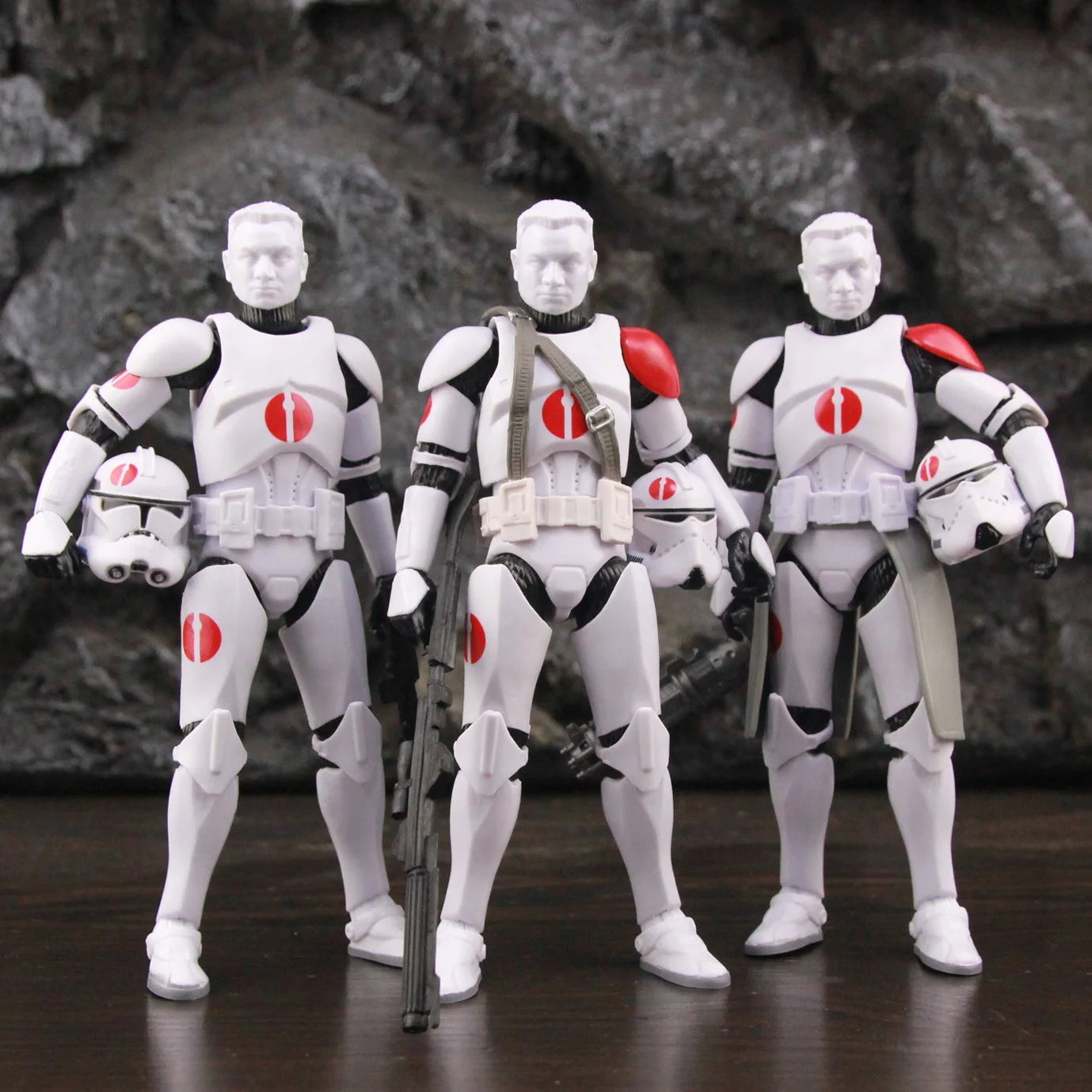 New Body - Star Wars 91st Mobile Reconnaissance Corps Commander Neyo Lieutenant Jester Recon Trooper 6" Action Figure Clone Toys