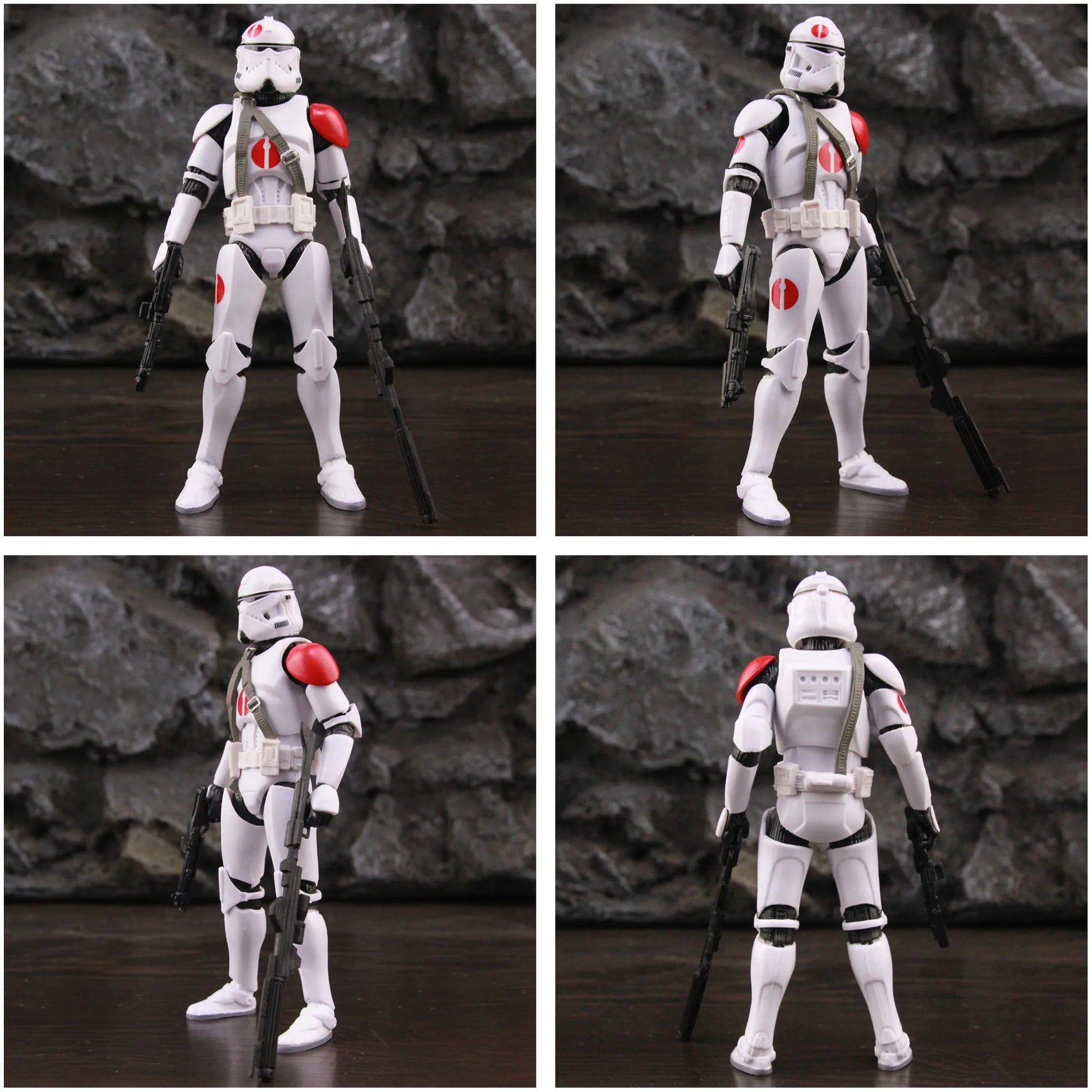 New Body - Star Wars 91st Mobile Reconnaissance Corps Commander Neyo Lieutenant Jester Recon Trooper 6" Action Figure Clone Toys