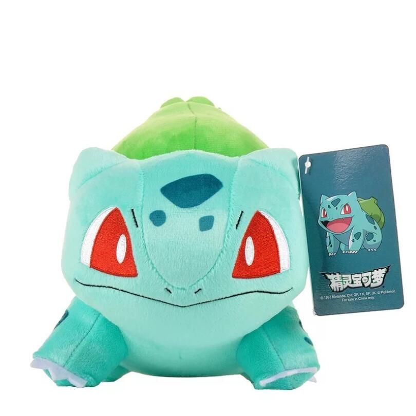 New Cartoon Pokemon Plush Toy Charmander Squirtle Bulbasaur Plush Doll Eevee Mewtwo Jigglypuff Snorlax Plush Toy Children's Gift