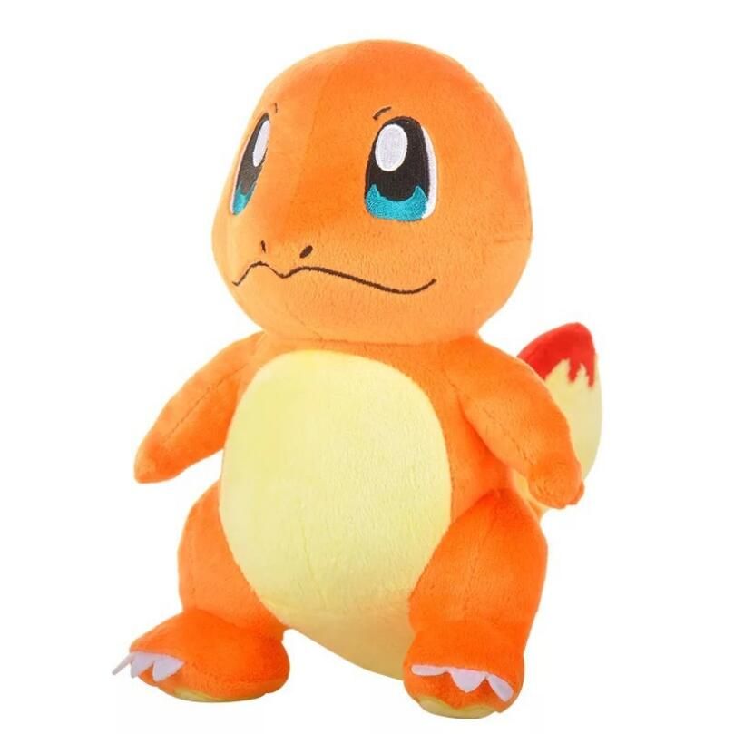 New Cartoon Pokemon Plush Toy Charmander Squirtle Bulbasaur Plush Doll Eevee Mewtwo Jigglypuff Snorlax Plush Toy Children's Gift