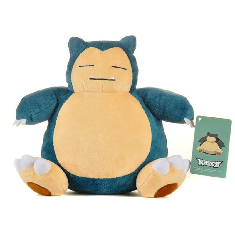 New Cartoon Pokemon Plush Toy Charmander Squirtle Bulbasaur Plush Doll Eevee Mewtwo Jigglypuff Snorlax Plush Toy Children's Gift