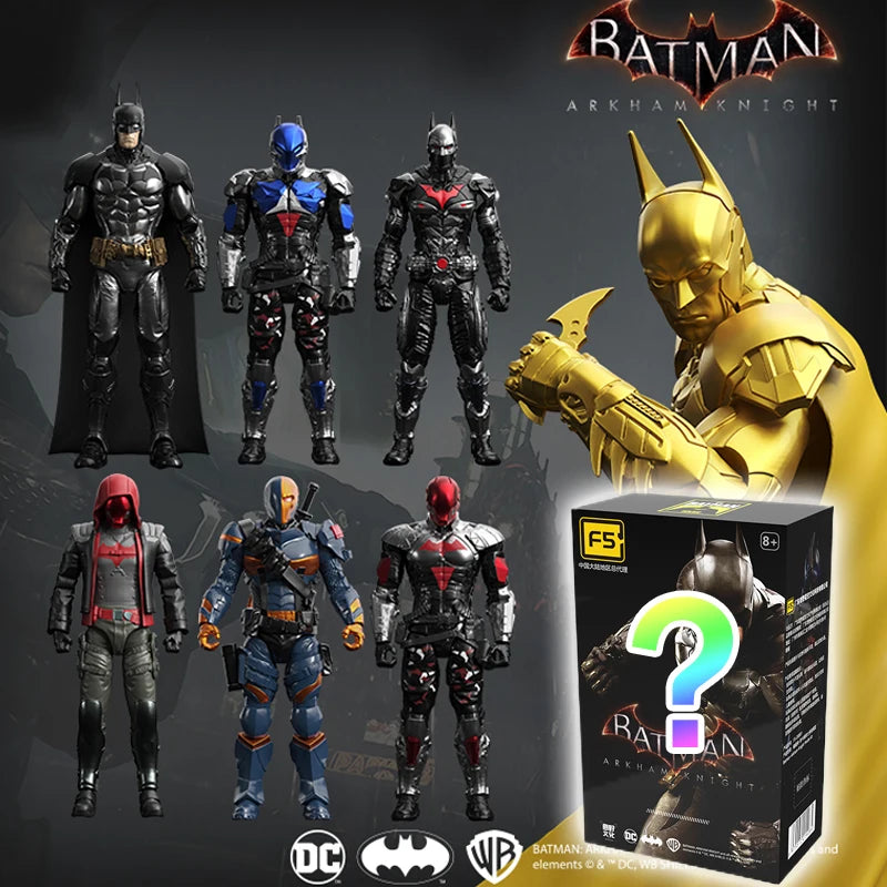 New F5 Batman Arkham Knight assembled Model Blind Box 7style 10cm Action figures Collection Hobby Model Ornaments Boys Toys Gift