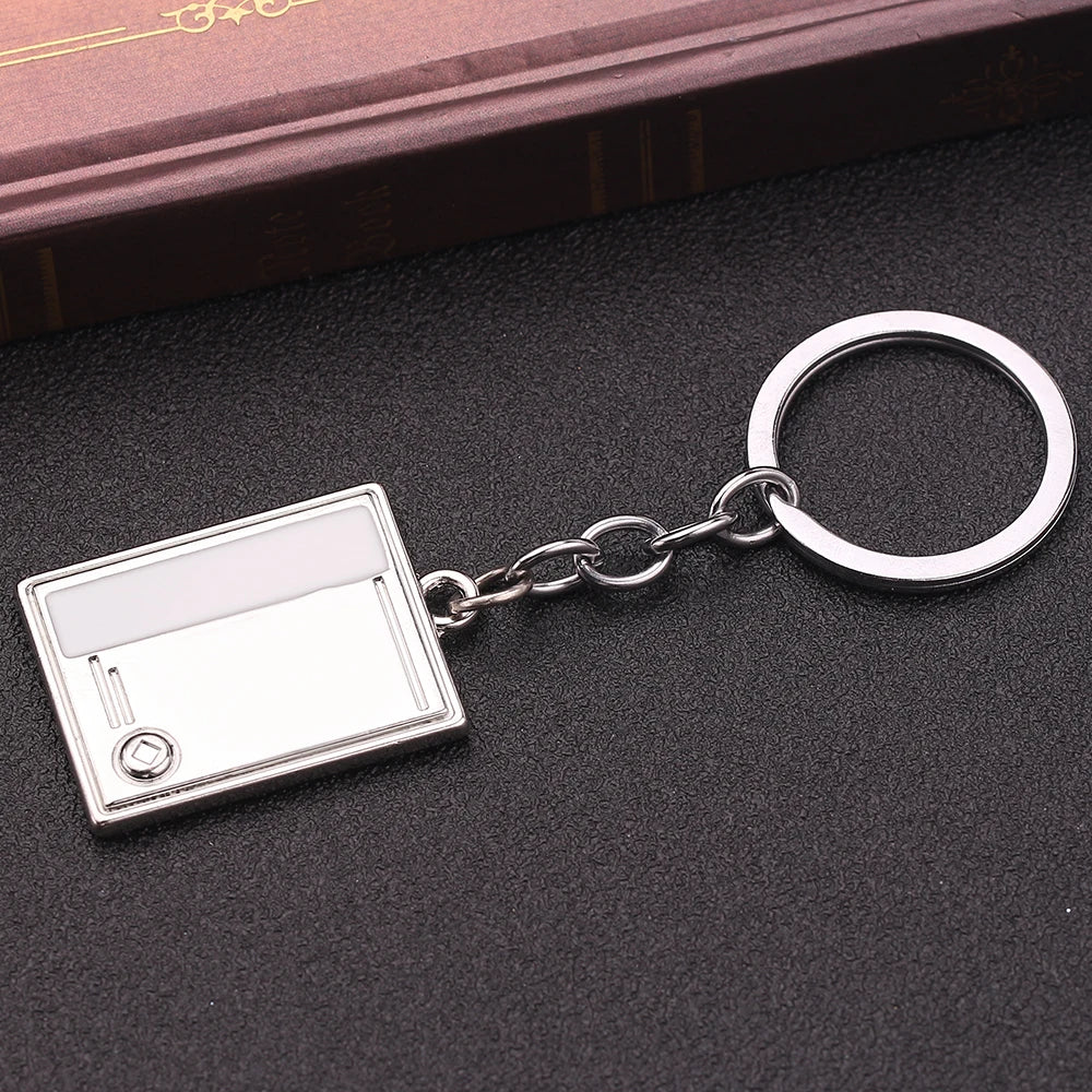 New game keychain HUNTER x HUNTER keychain GON FREECSS license pendant keychain fashion car Chaveiro keychain men