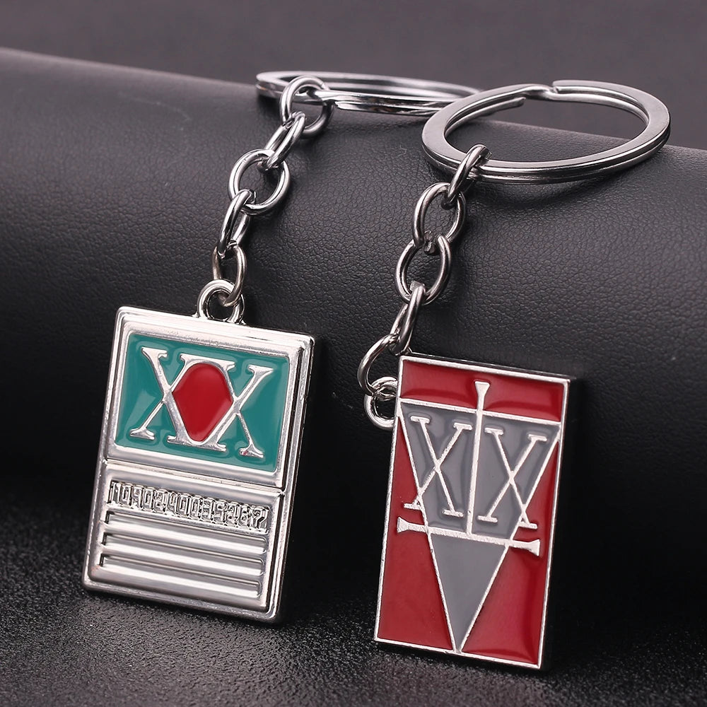 New game keychain HUNTER x HUNTER keychain GON FREECSS license pendant keychain fashion car Chaveiro keychain men