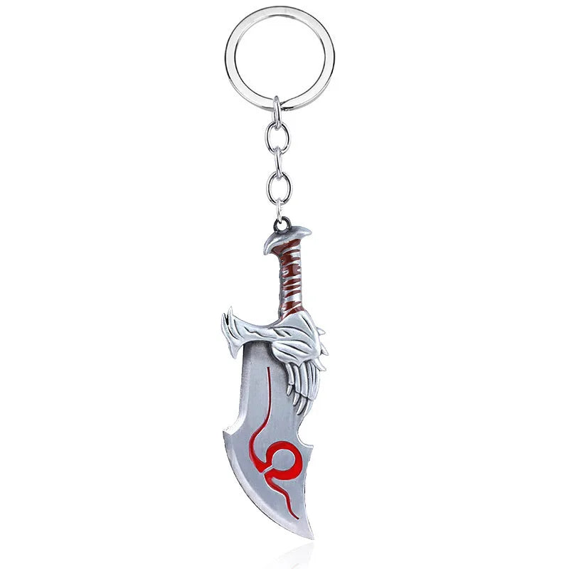 New God of War 4 Kratos Sword Keychain Pendant Keyring Jewelry Men And Women Car key chain Accessories