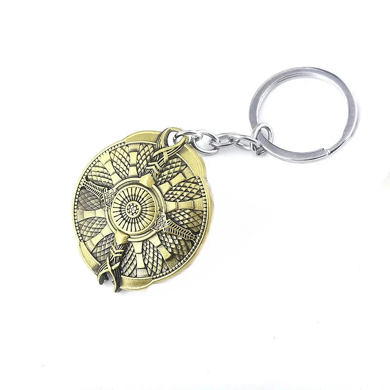 New God of War 4 Kratos Sword Keychain Pendant Keyring Jewelry Men And Women Car key chain Accessories