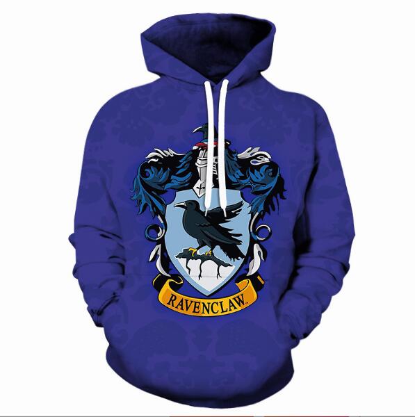 New Harry Potter Role Suit 3D Digital Print Pullover European And American Men's And Women's Hoodie Sweater