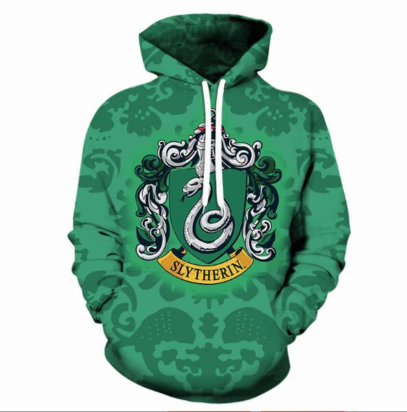 New Harry Potter Role Suit 3D Digital Print Pullover European And American Men's And Women's Hoodie Sweater