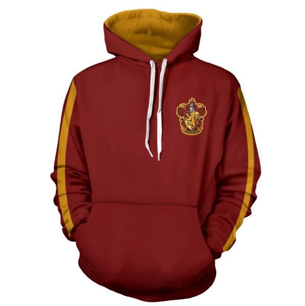 New Harry Potter Role Suit 3D Digital Print Pullover European And American Men's And Women's Hoodie Sweater