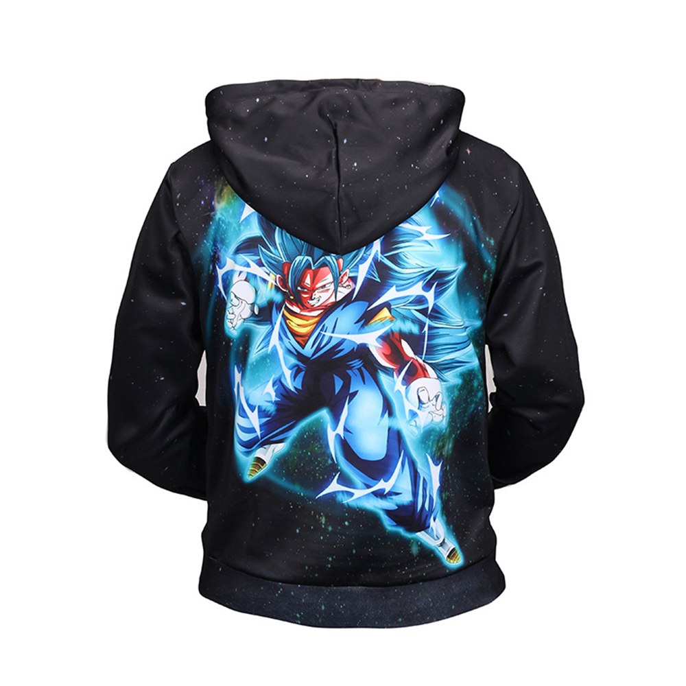 New hoodie cartoon Dragon Ball  print hooded sweater