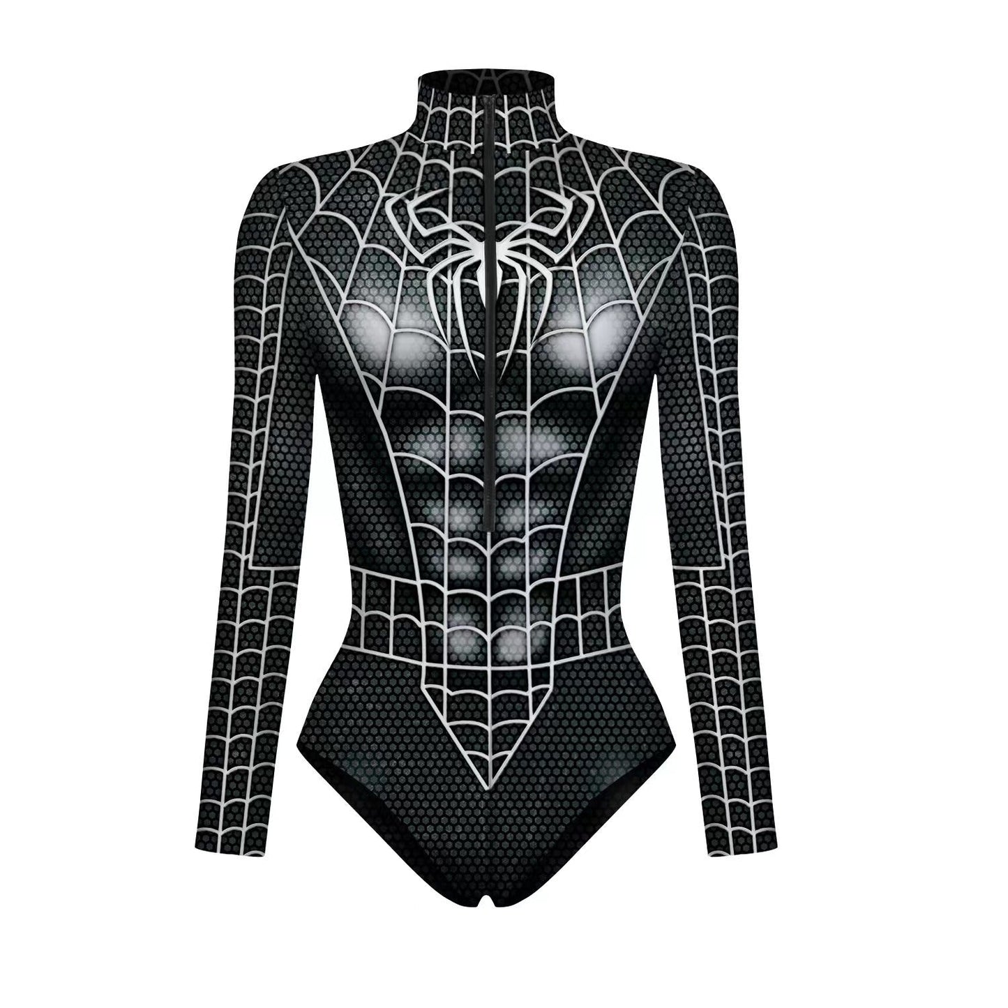 New Superhero Cosplay Sexy Spiderman Costume Bodysuit Halloween Carnival Party Disguise For Women