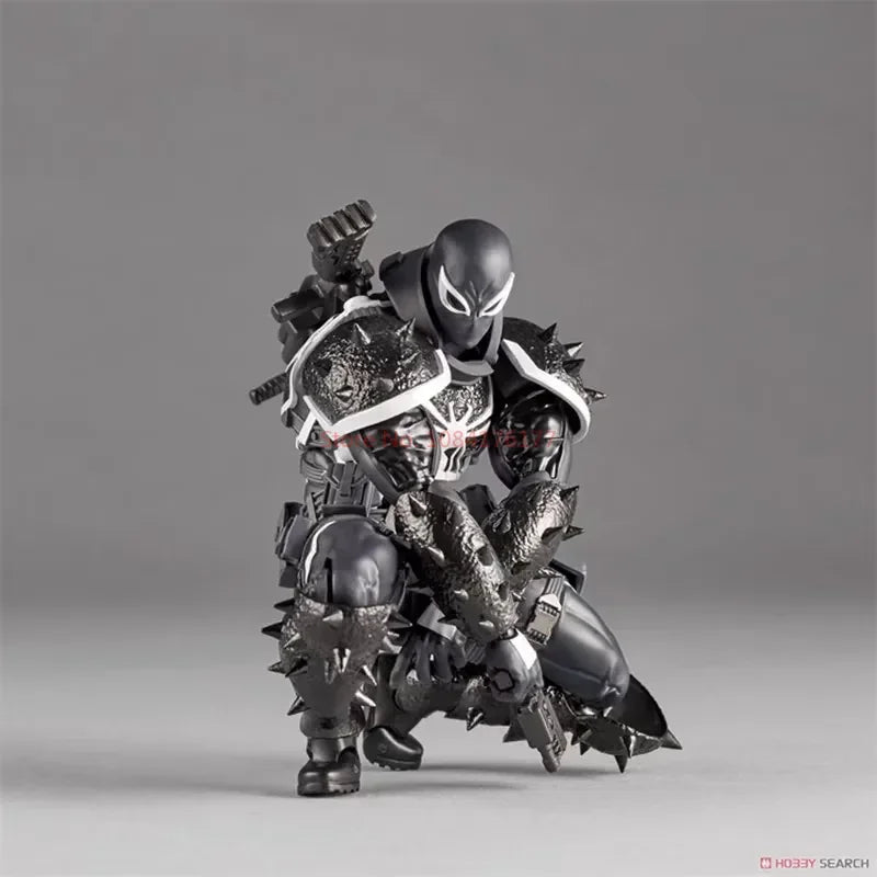 New Venom Revoltech Amazing Yamaguchi Figures Agent Venom Anime Figure Model Collection Eugene Thompson Revoltech Figure Gift