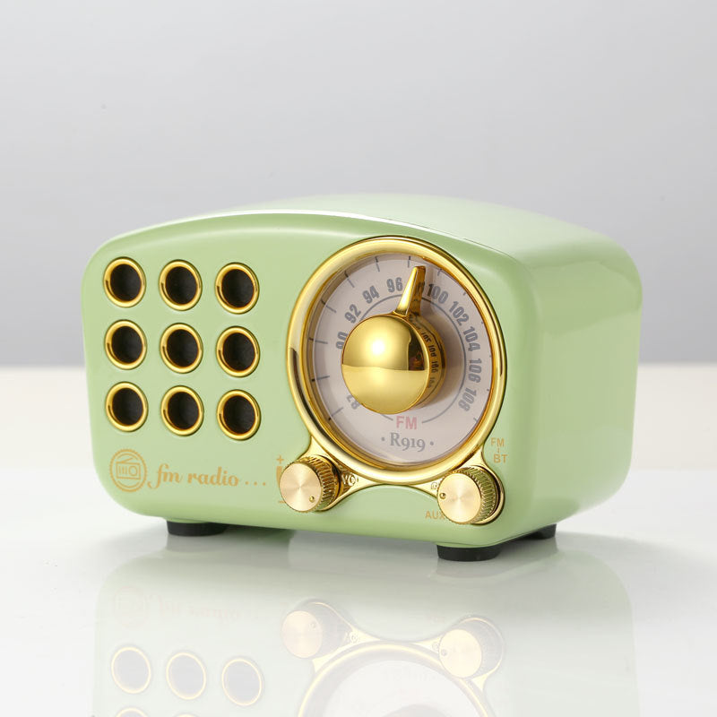 New Wireless Cute Green Mini Card Audio