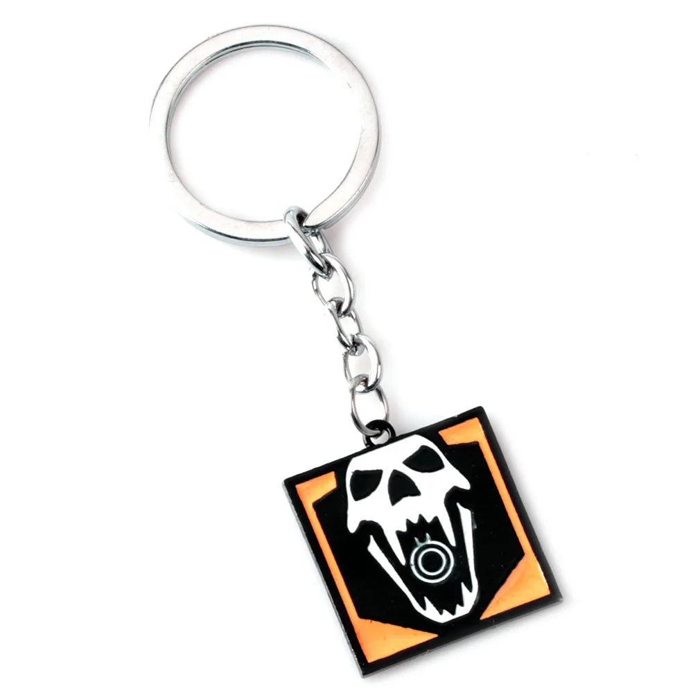 NewStyles Game Rainbow Six Siege Key Chains Jager Glaz Metal Keychain Male Car Keyring Holder Porte Clef Gifts Men Women Jewelry