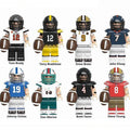 NFL Football Legends Set of 8 Lego Minifigures Custom sports Toys