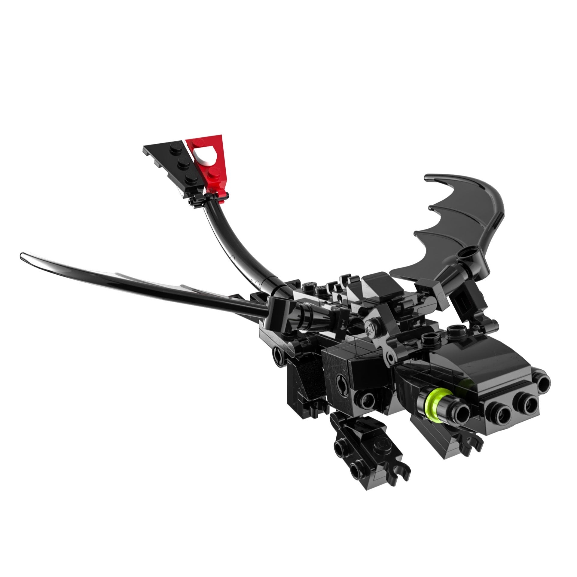 Night Fury Dragon - Custom MOC made using LEGO parts