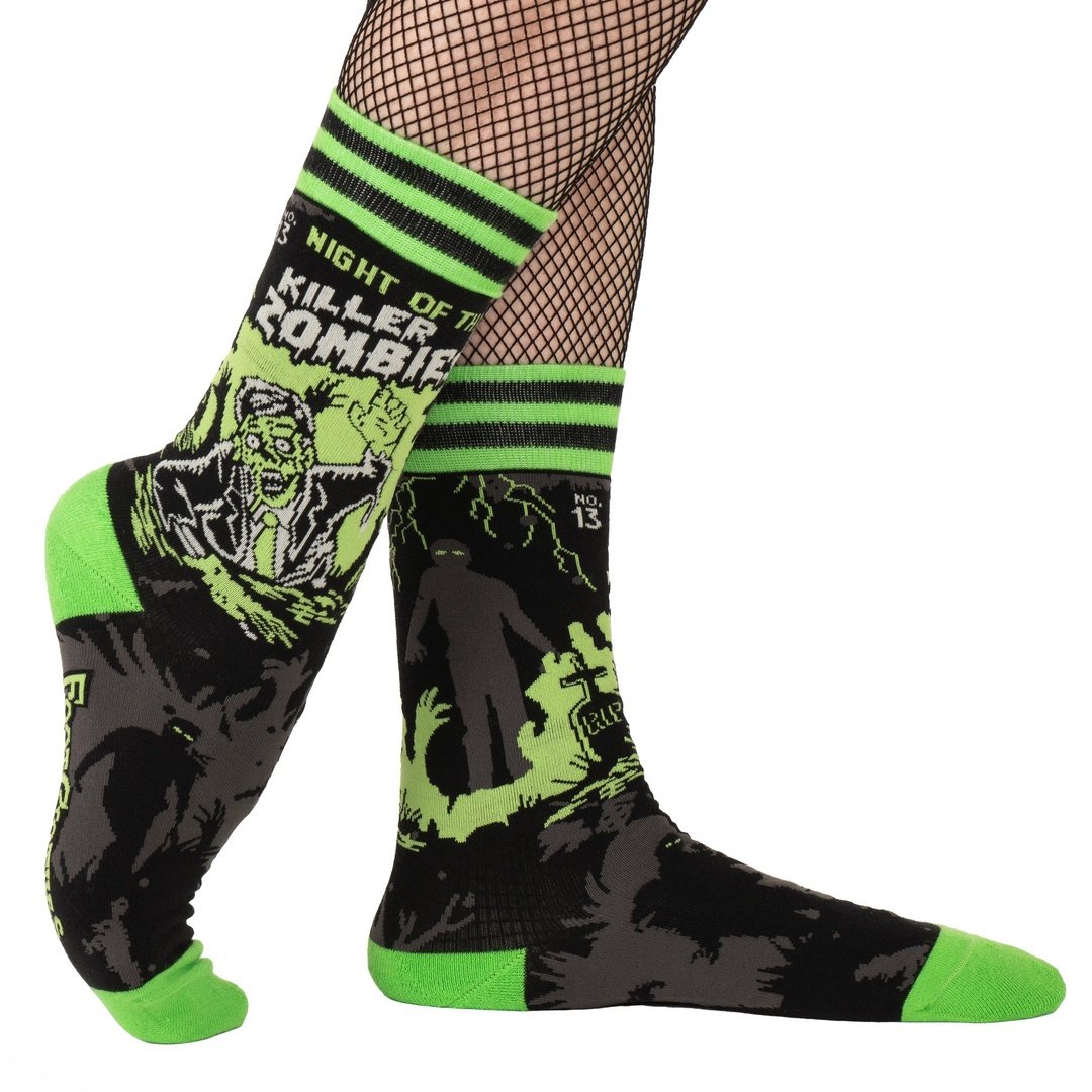 Night of the Killer Zombies Crew Socks