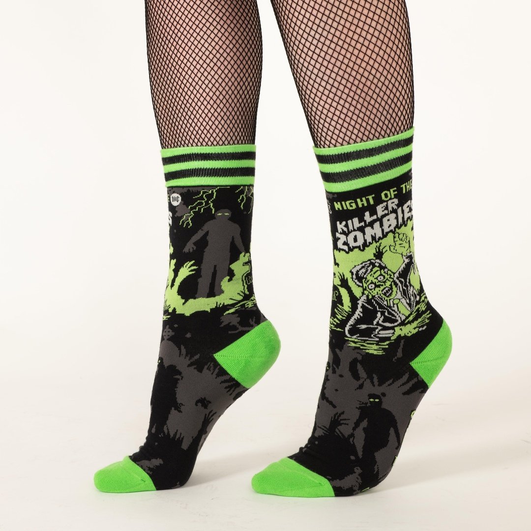 Night of the Killer Zombies Crew Socks