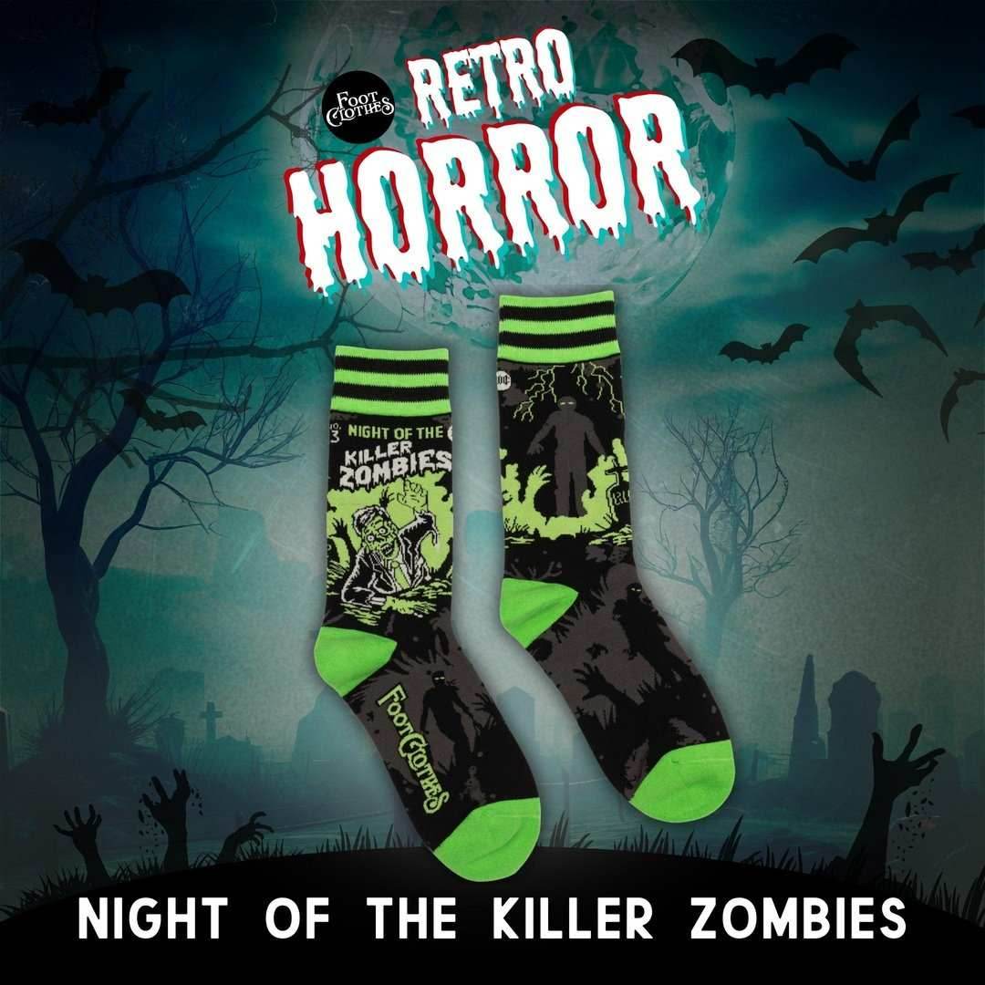 Night of the Killer Zombies Crew Socks - 