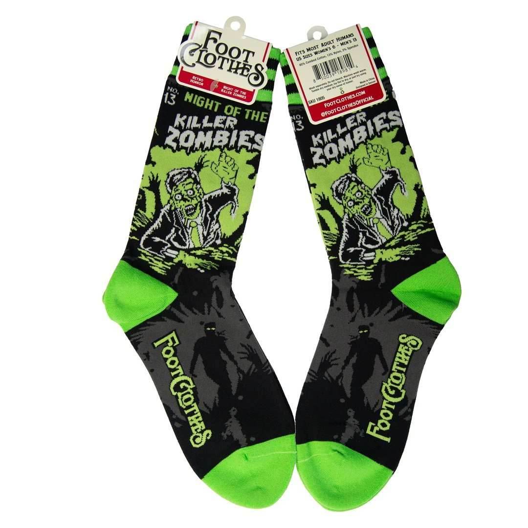 Night of the Killer Zombies Crew Socks - 